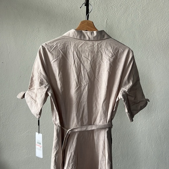 NWT Calvin Klein Collared Button Up Dress Size 10 - Picture 5 of 6
